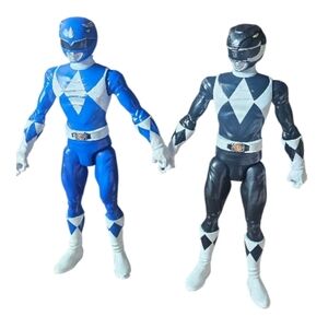 Power Rangers Figures Lot Blue Black Ranger Hasbro 2020